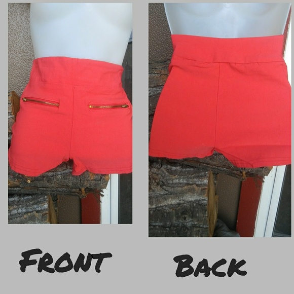 Sassy orange shorts size 0 - Picture 1 of 1